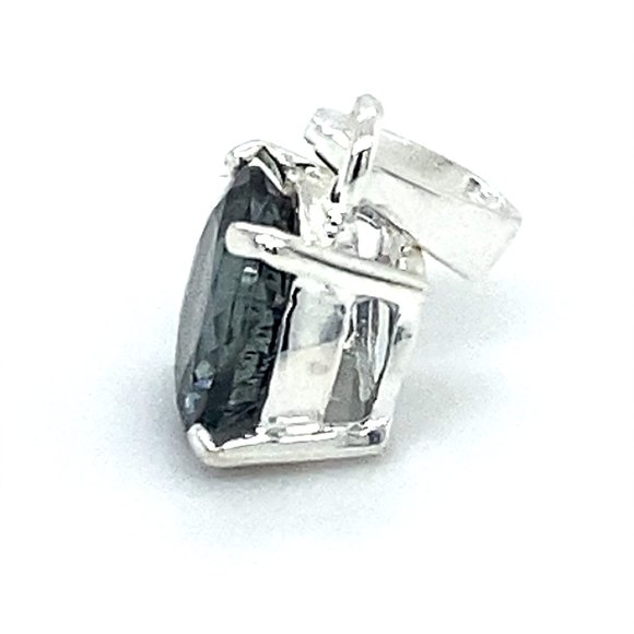 Blue Tourmaline 2.04ct Solid Silver Pendant - Picture 5 of 6
